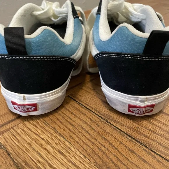 Vans Black and Blue Skate Sneakers with Suede Accents - Picture 3 of 8